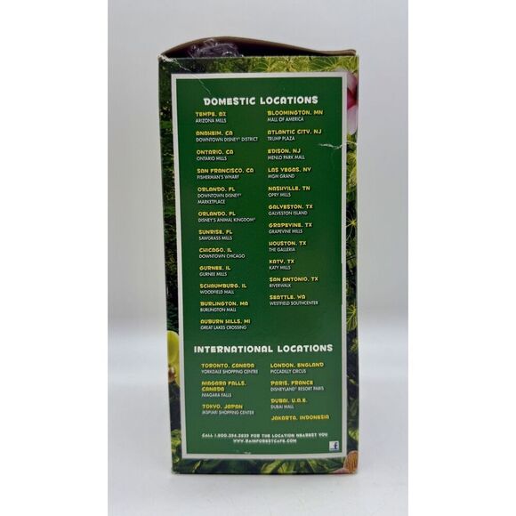 Rainforest Café Niagara‎ Falls Margarita Hurricane Cocktail Souvenir Glass NEW - Picture 5 of 5